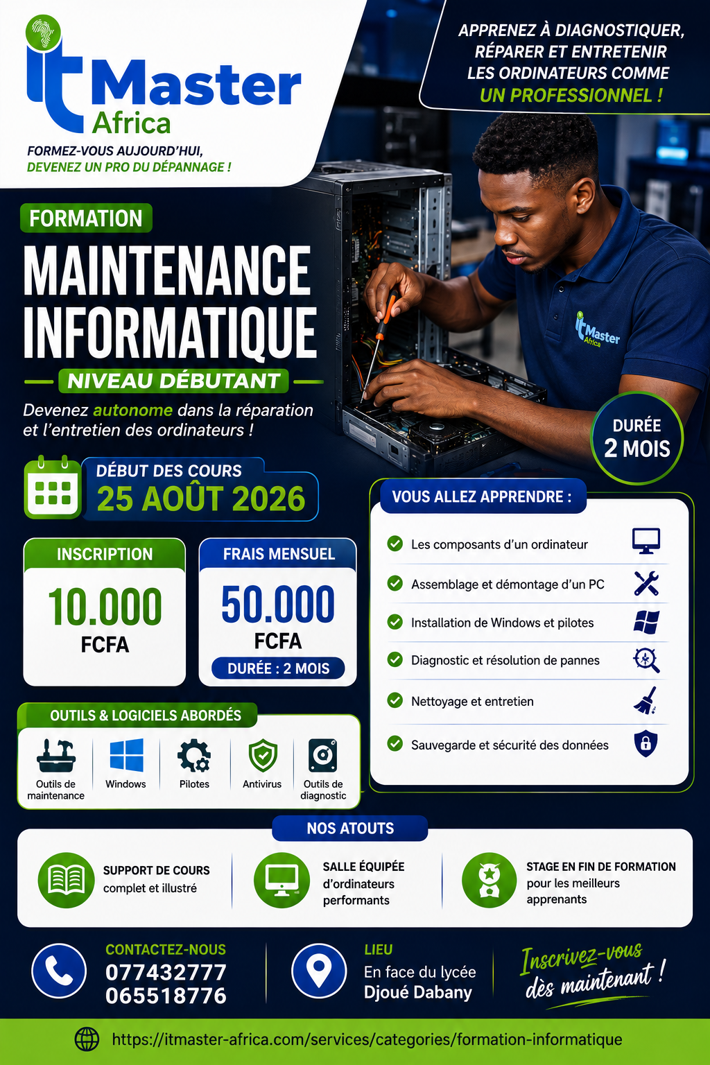 Formation maintenance informatique