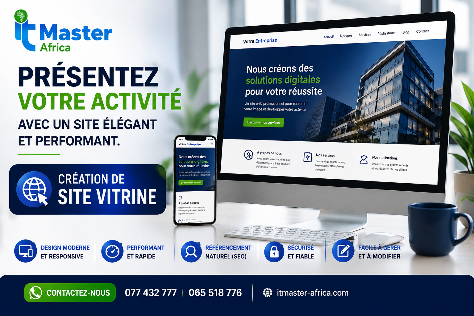 Site vitrine professionnel