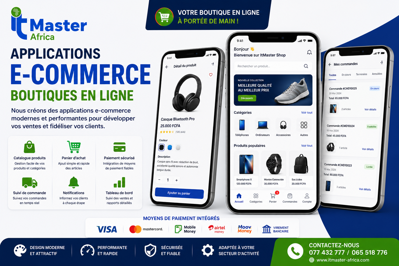 Applications e-commerce / boutiques en ligne